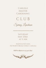 Embellished Neutral - Printable Party Invitation